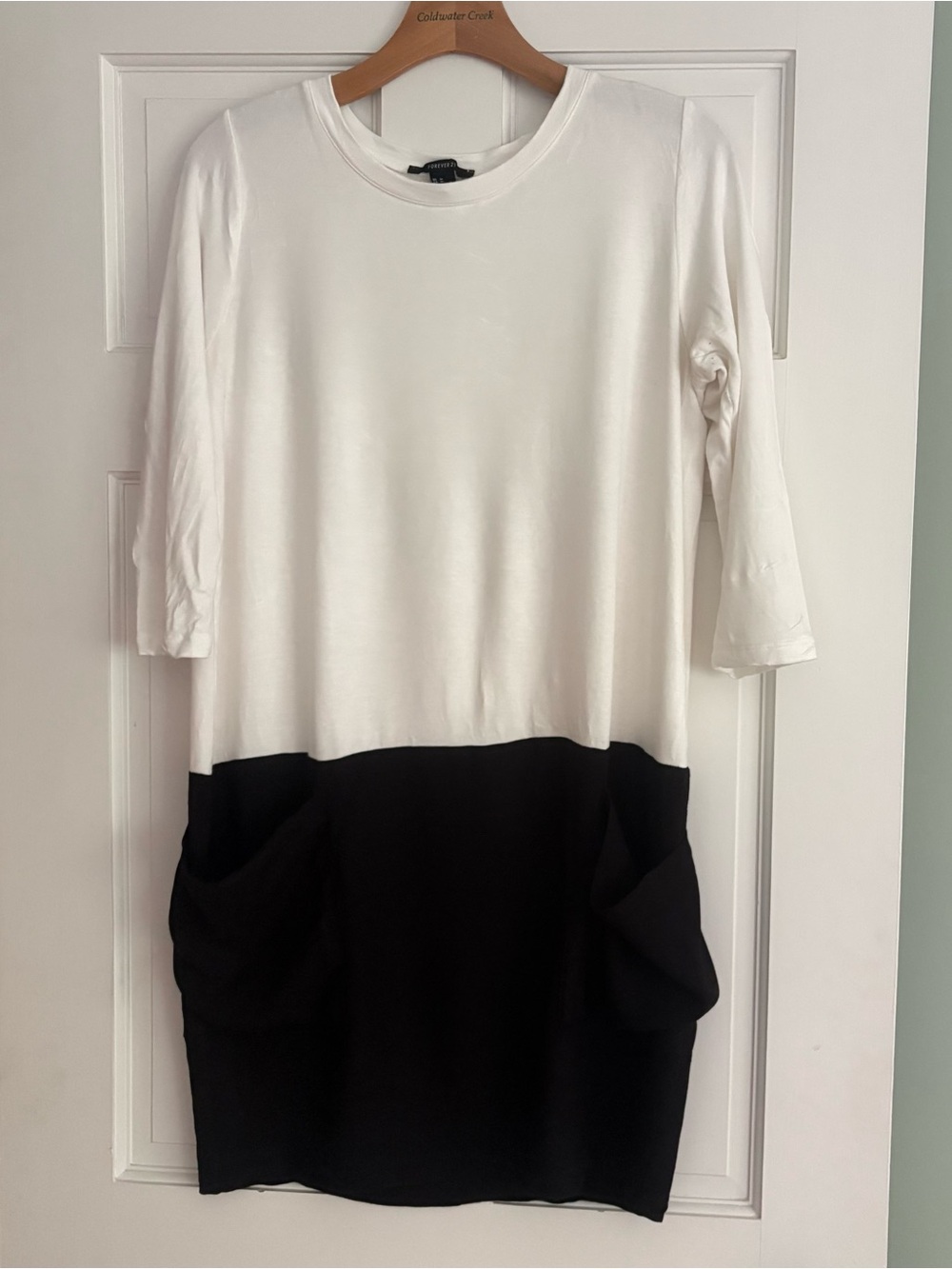 Forever 21 Black and White Dress Medium